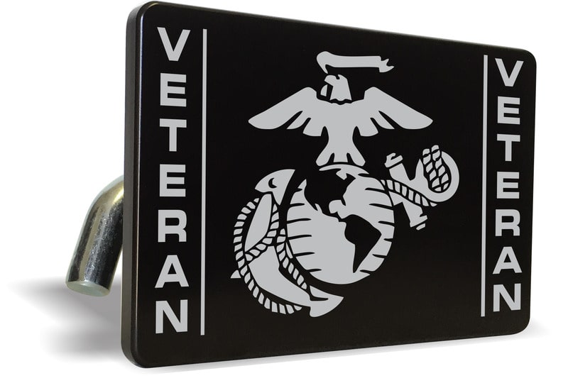 USMC - Veteran Marine Corps EGA - Tow Hitch Cover